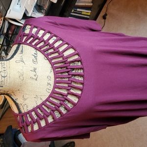Maurices plum colored blouse size 3X
